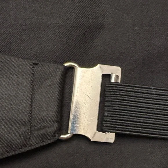 Elegant Men's Tuxedo Vest Black Tie Adjustable Waist and Neck - Picture 8 of 9